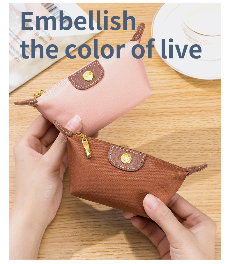 New mini exquisite coin purse, lightweight dumpling portable Oxford cloth lipstick headphone storage bag, women's_voghion.com