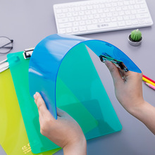 A4/A5/A6塑料透明写字板夹板文件夹 菜单夹板点餐夹 票据夹