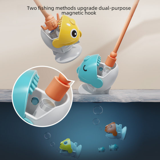 Electric Magnetic Diaoyutai Children's Early Education Educational Music Interactive Play-house Toys for Boys and Girls Wholesale Gifts