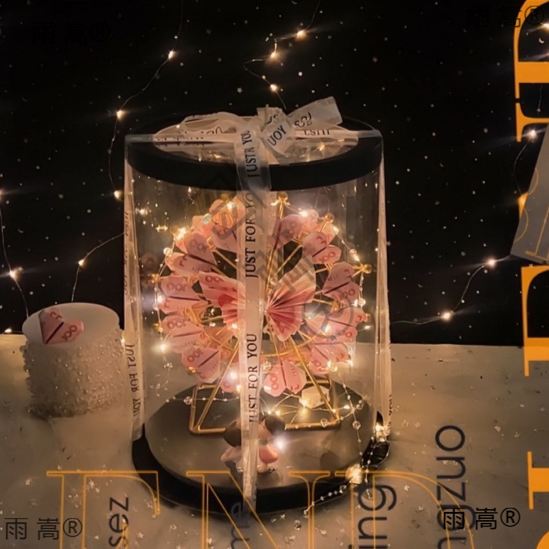 DIY Rotating Ferris Wheel Birthday Valentine's Day 520 Gift for Girlfriend Best Friend Christmas Art Ornaments Handmade