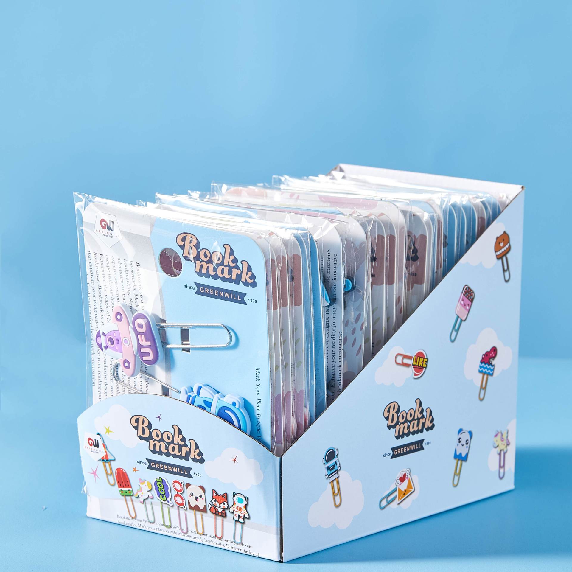 marcadores creativos lindos astronautas clips marcadores dibujos animados muñecas canción pin estudiantes papelería de oficina regalos