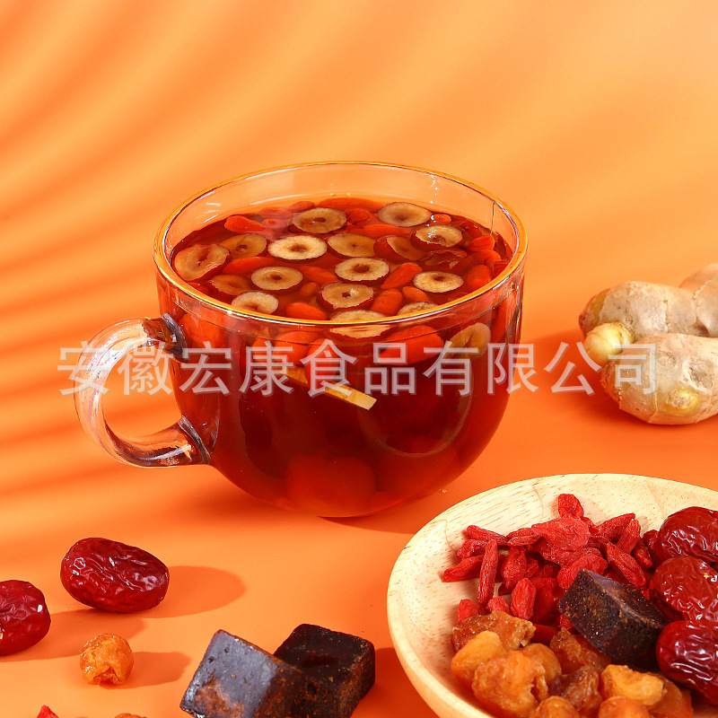 【红糖姜枣茶】红糖姜茶 桂圆红枣枸杞茶真材实料可批发代发定制|undefined