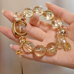Color-Preserving U-Shaped Horseshoe Gold Spacer Beads Accessories for Handmade DIY Bracelets and Jewelry, Versatile Beading Materials Wholesale
