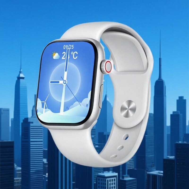 A10C Fruit 10 Series New Generation Smart Watch with Blood Pressure, Blood Oxygen, Heart Rate, Sleep Monitoring, Alarm Clock, Phone, and Step Counting