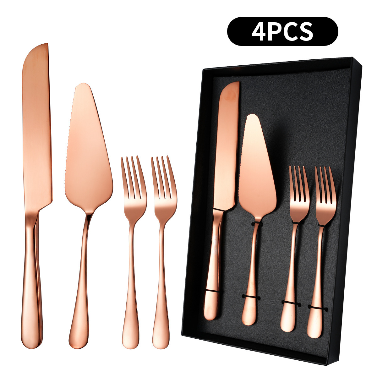 로즈 골드 4종 세트(선물 상자)