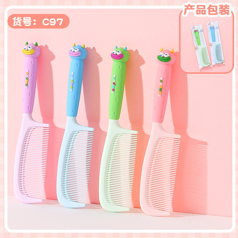 かわいいカピバラくしレディース家庭用ロングヘアストレート髪くし小さな子供女の子赤ちゃん用かわいいポータブル|undefined