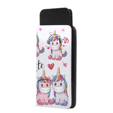 适用苹果16通用滑板上下推插卡万能保护套推窗手机壳三星彩绘皮套