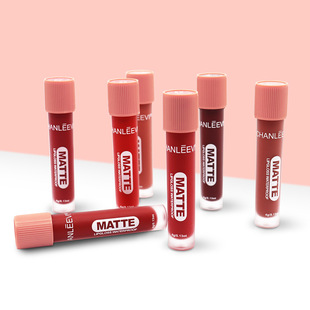 Cross-border CHANLEEVI lip gloss set non-stick Cup not easy to fade matte matte liquid lipstick 3 sets