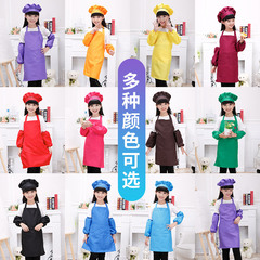 Advertising Apron Wholesale Children's Painting Clothes Kindergarten Art Museum Adjustable Printing Customized Logo Children's Apron