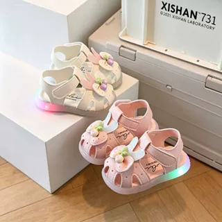 女宝宝凉鞋1-3岁0小童公主鞋子0一2岁婴儿学步鞋女童夏季软底儿童