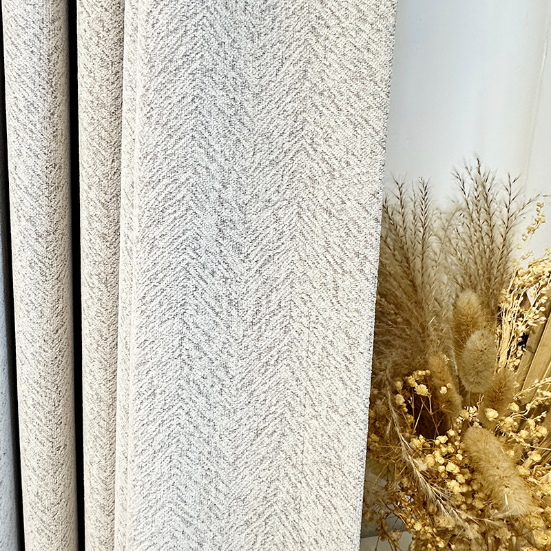 High-Quality Glazed Glass-Patterned Blackout Chenille Jacquard Curtains with Matching Front and Back Colors, Available in Double Width and Can Be Cut to Size High-Quality Glazed Glass-Patterned Blackout Chenille Jacquard Curtains with Matching Front and Back Colors, Available in Double Width and Can Be Cut to Size