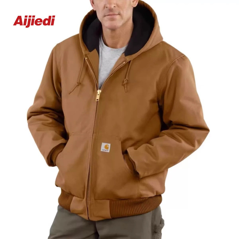 In-Stock Carhartt Mainline American-Style Washed Canvas Thickened Work Jacket J130 Hooded Coat In-Stock Carhartt Mainline American-Style Washed Canvas Thickened Work Jacket J130 Hooded Coat