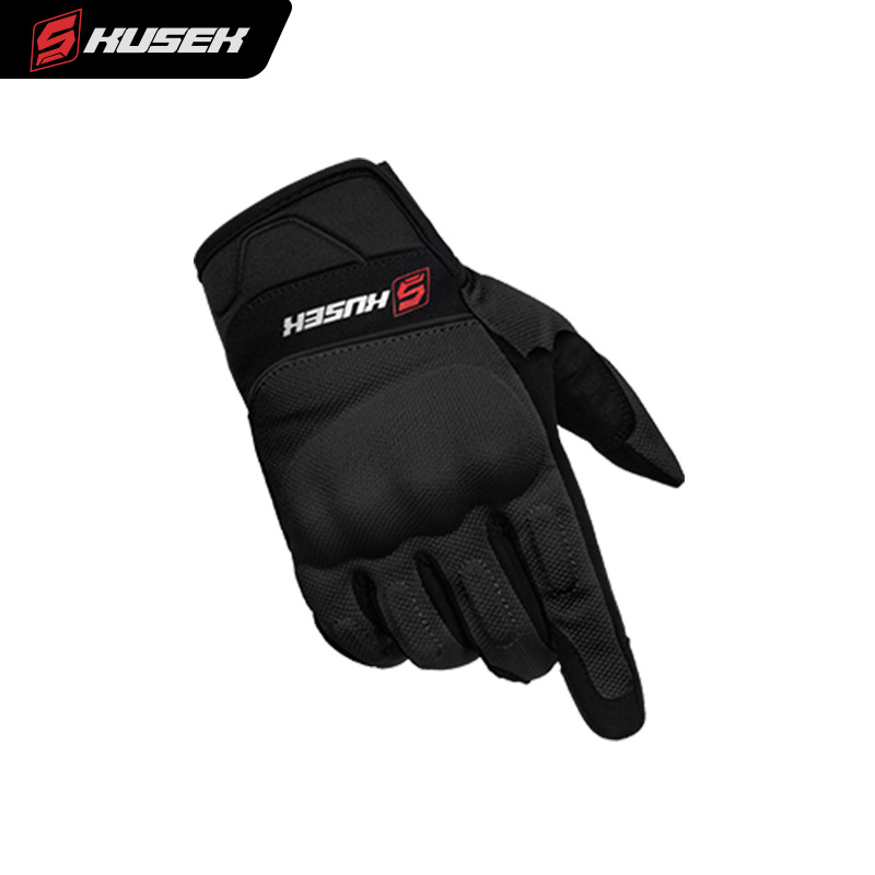Guantes de motocicleta para hombres al aire libre cuatro estaciones equipos de carreras de motocicleta a prueba de caídas de invierno a prueba de frío de verano transpirable