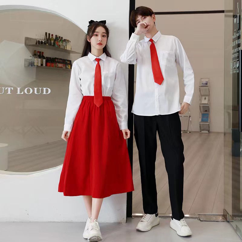 Big Chorus National Day Red Song Junior Senior high school Primary School Students' Class Uniform Poetry Recitation Performance Uniform Sports Meeting Graduation Class Uniform