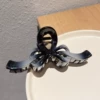 4# gradient black bow 12.5cm