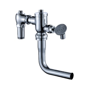 Engineering copper foot squatting toilet flush valve horizontal flush valve toilet flush valve squatting pit toilet delay valve