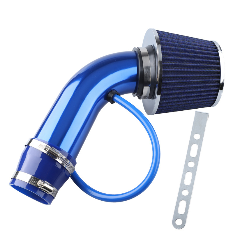 Car modified air filter modified air intake suit large flow intake 76mm mushroom head suit aluminum alloy intake pipe