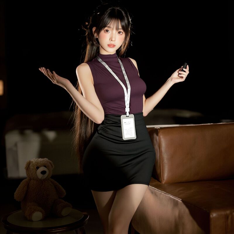 Sexy Lingerie Sexy Royal Sister Style Secretary Uniform Suit Ol Pure Desire Slim Temptation Hip Skirt Professional Wear Qqny Sexy Lingerie Sexy Royal Sister Style Secretary Uniform Suit Ol Pure Desire Slim Temptation Hip Skirt Professional Wear Qqny