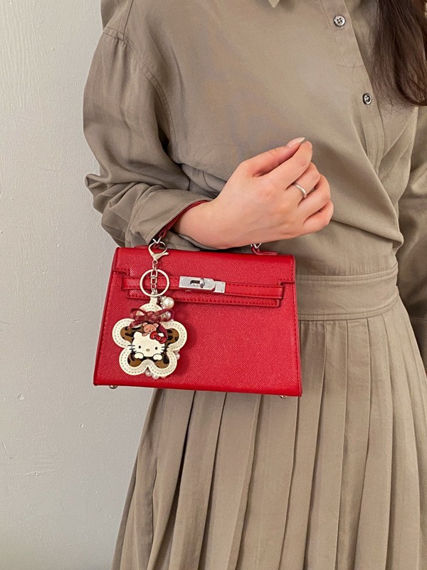 Nicho de alta sensación Kelly bolso de mano pequeño para mujeres 2026 nuevo estilo transfronterizo de moda lujoso ligero exquisito mochila