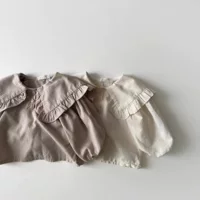 Пальто-камуфляж, яркая милая модная рубашка для девочки, корейский стиль, детская одежда