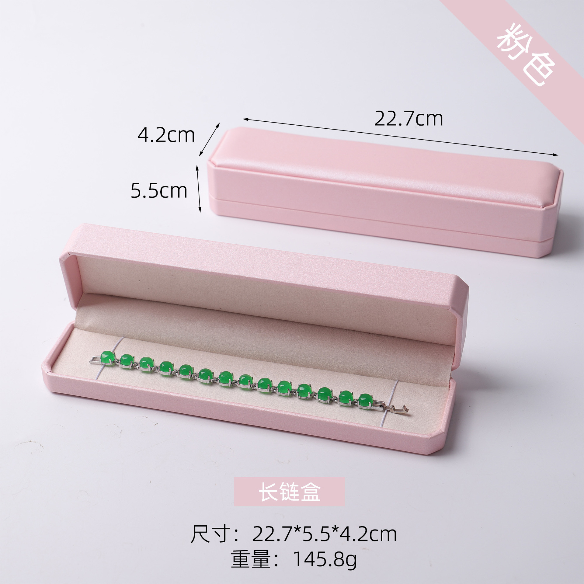 Caja de embalaje de joyería de ocho ángulos, caja de anillo de diamante de lujo brillante, nueva caja de collar de joyería de perlas