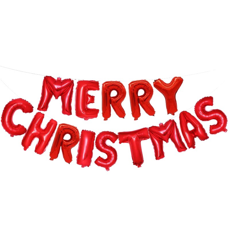 Merrychristmas globo de aluminio Navidad bar centro comercial decoración globo carta globo de Navidad