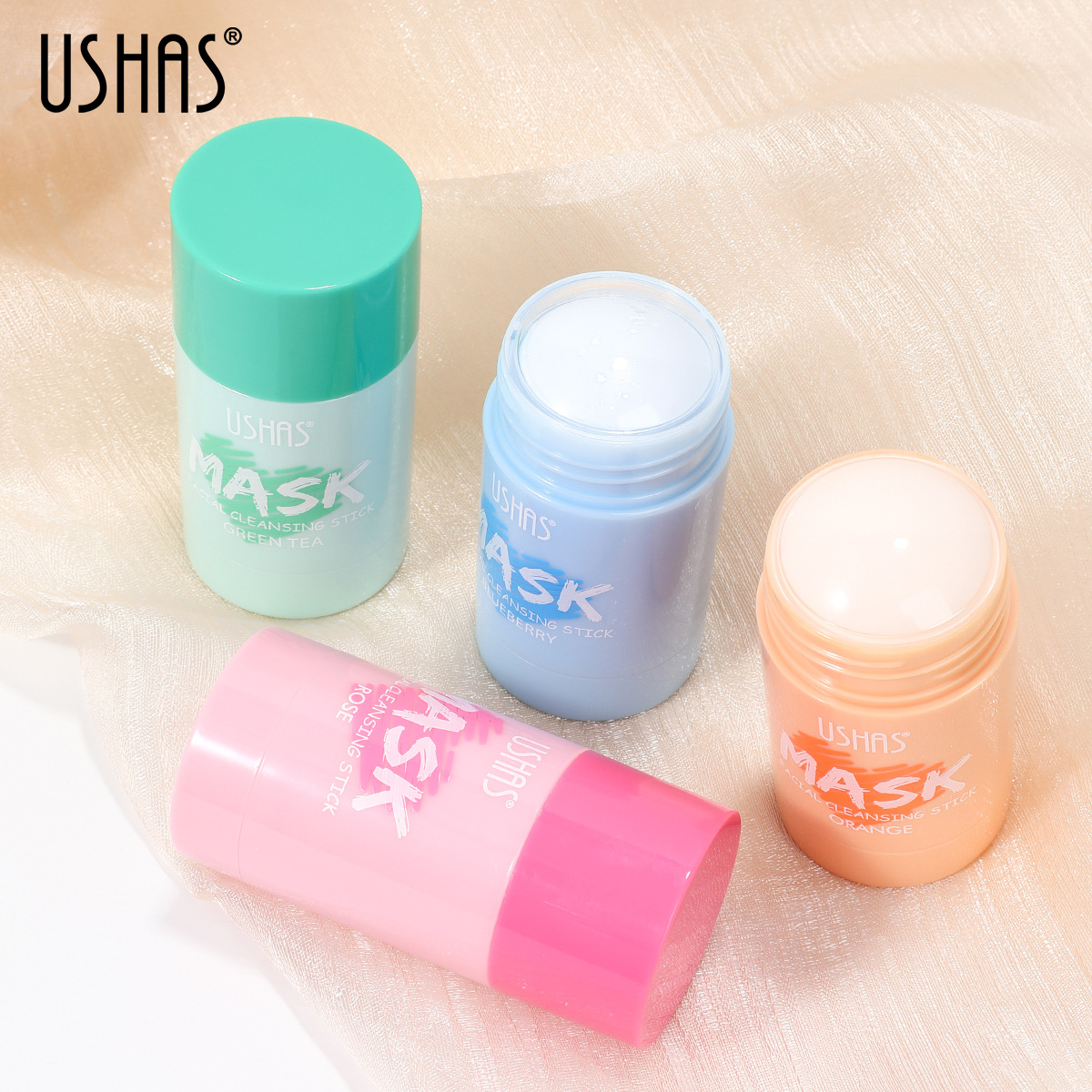 USHAS transfronteriza en stock palo de máscara de maquillaje