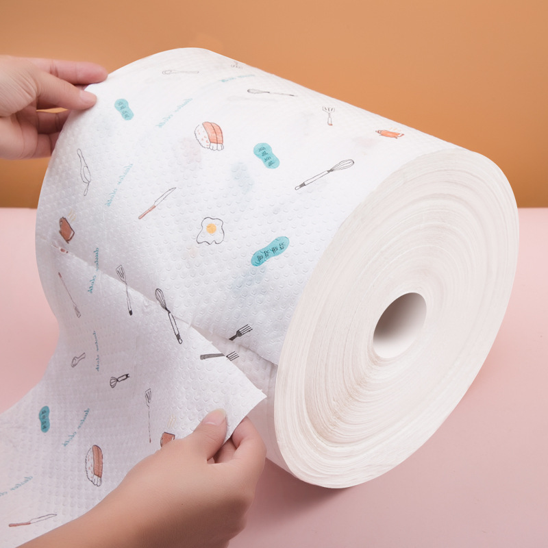 Desechable no tejido desechable trapo absorbente trapo perezoso libre de aceite MESA DE LIMPIEZA paño de plato