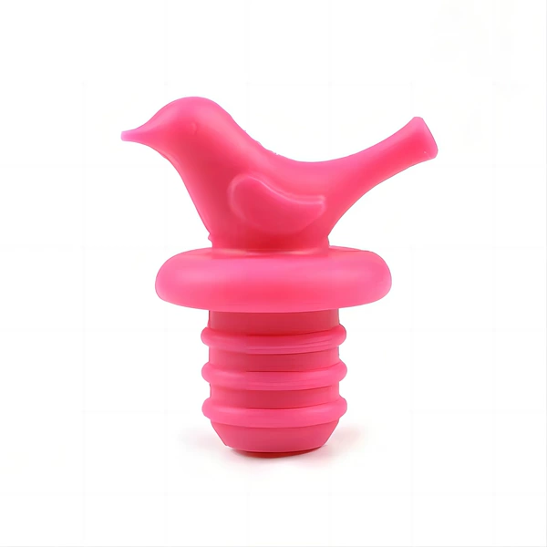 Red bottle stopper