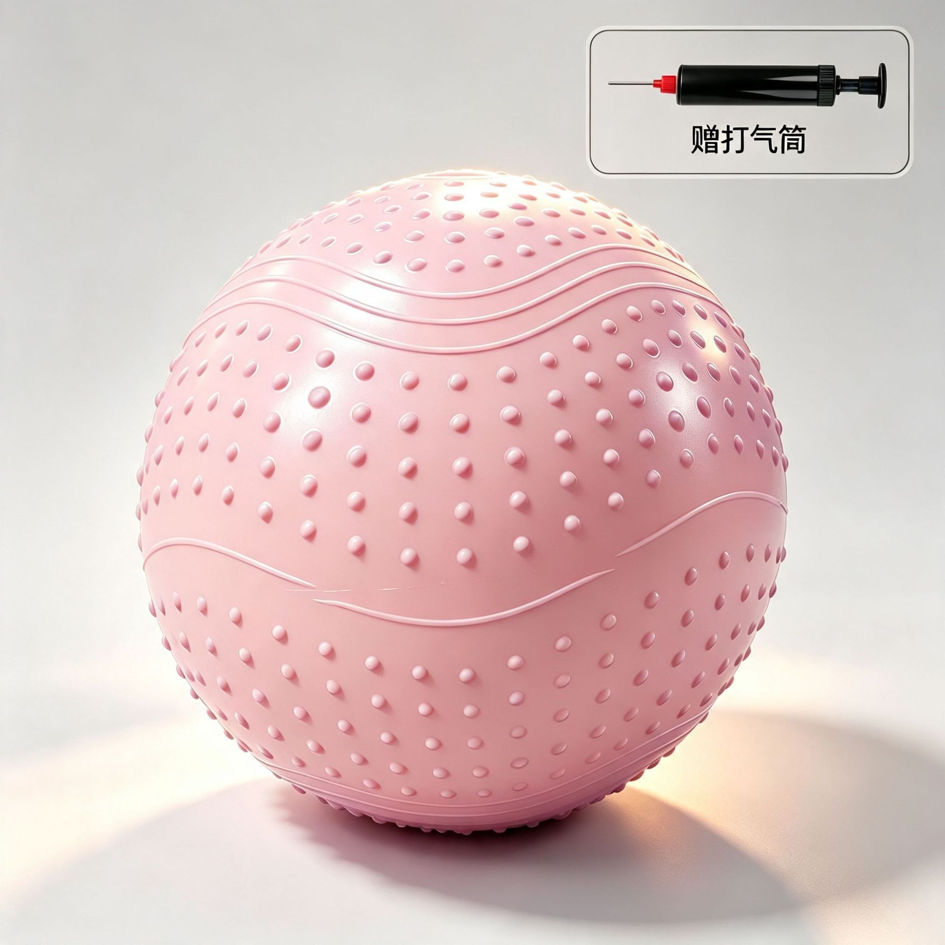 Pelota de Pilates Anti-explosión PVC Masaje 3D convexo para fitness y yoga image 6