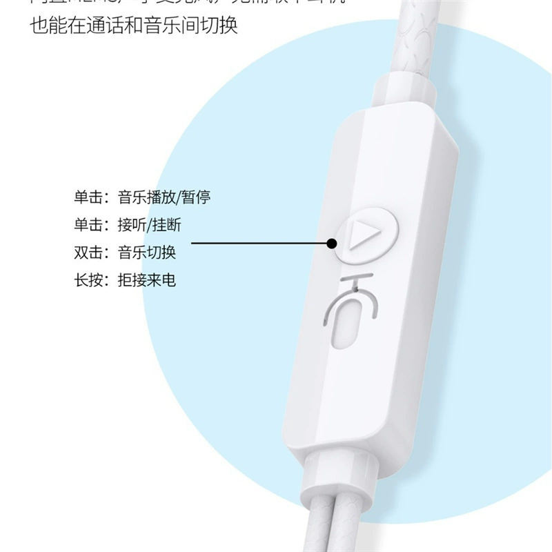 Наушники проводные Bai Liang Q28 Stereo 6D, кабель, спортивного типа, Type-C, совместимы с Redmi, Android