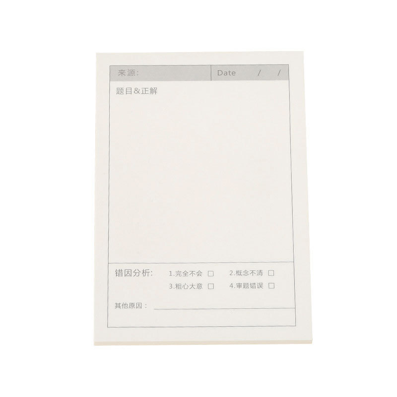 El estudiante tiene un problema incorrecto con una etiqueta adhesiva para corregir el problema de matemáticas en inglés.