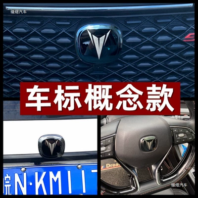 blackened modification of car emblems: Car logo