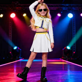 K-POP猎魔女团cos服表演服韩流巨星饰佐依cos鲁米儿童服装表演服