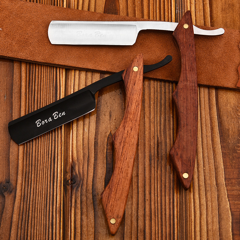 Flower Branch wooden handle old-fashioned Shaver razor manual Classic shaving knife scraper razor old-fashioned shaving knife in stock Flower Branch wooden handle old-fashioned Shaver razor manual Classic shaving knife scraper razor old-fashioned shaving knife in stock