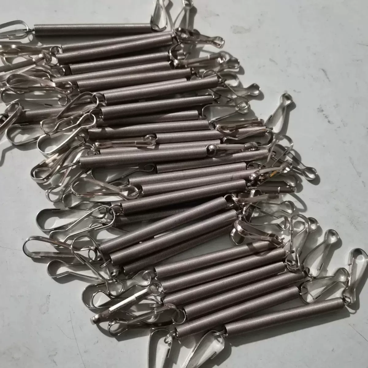 304不锈钢拉簧带扣弹簧钩鹦鹉兔子仓鼠龙猫仓鼠饮水器固定弹簧