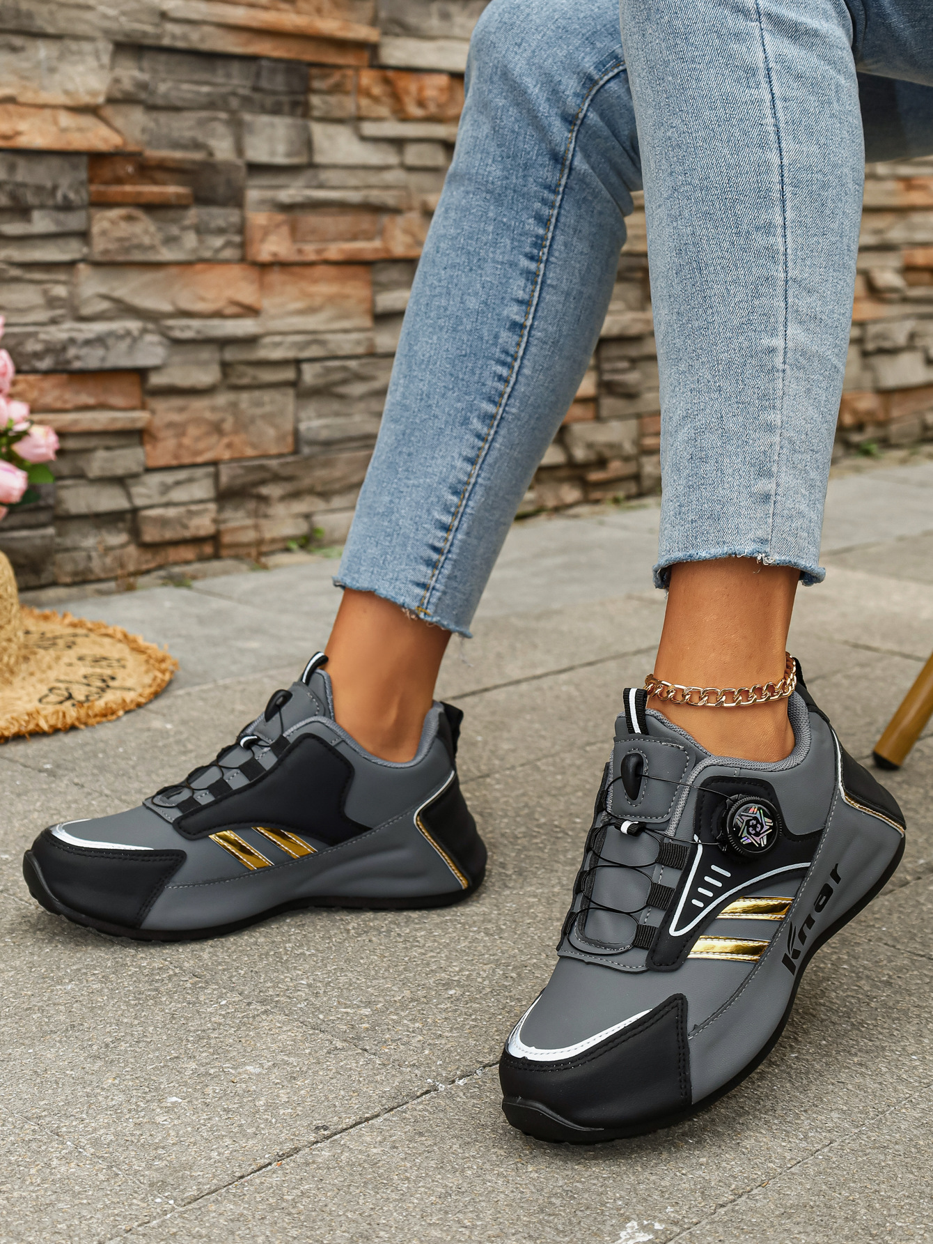 Plu-ize Women' Neaker, Fahionable Caual Low-top Outdoor Kateboard Hoe_vogvips.com