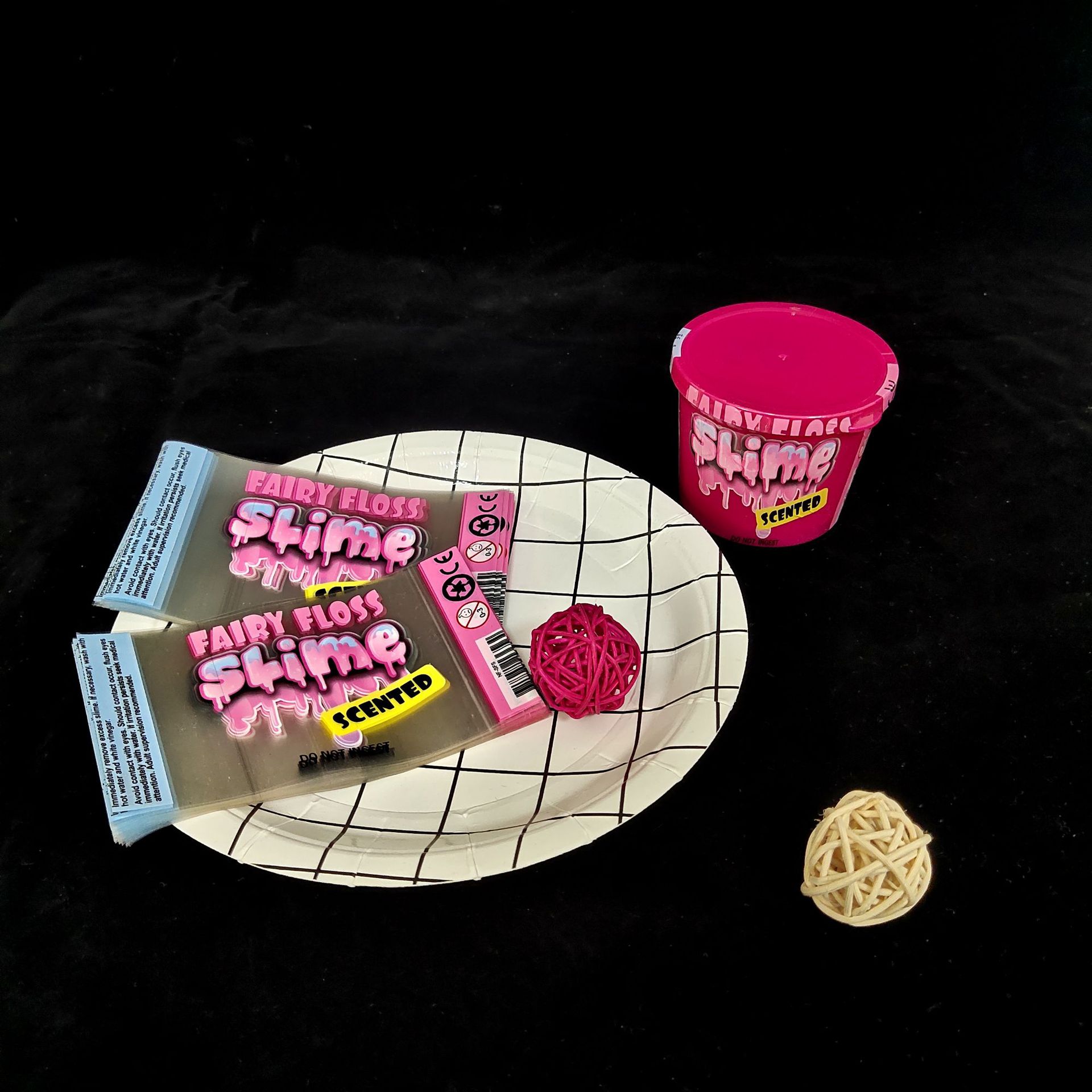 义乌玩具彩印收缩膜假水玩具水晶泥标签收缩膜源头厂家免费设计