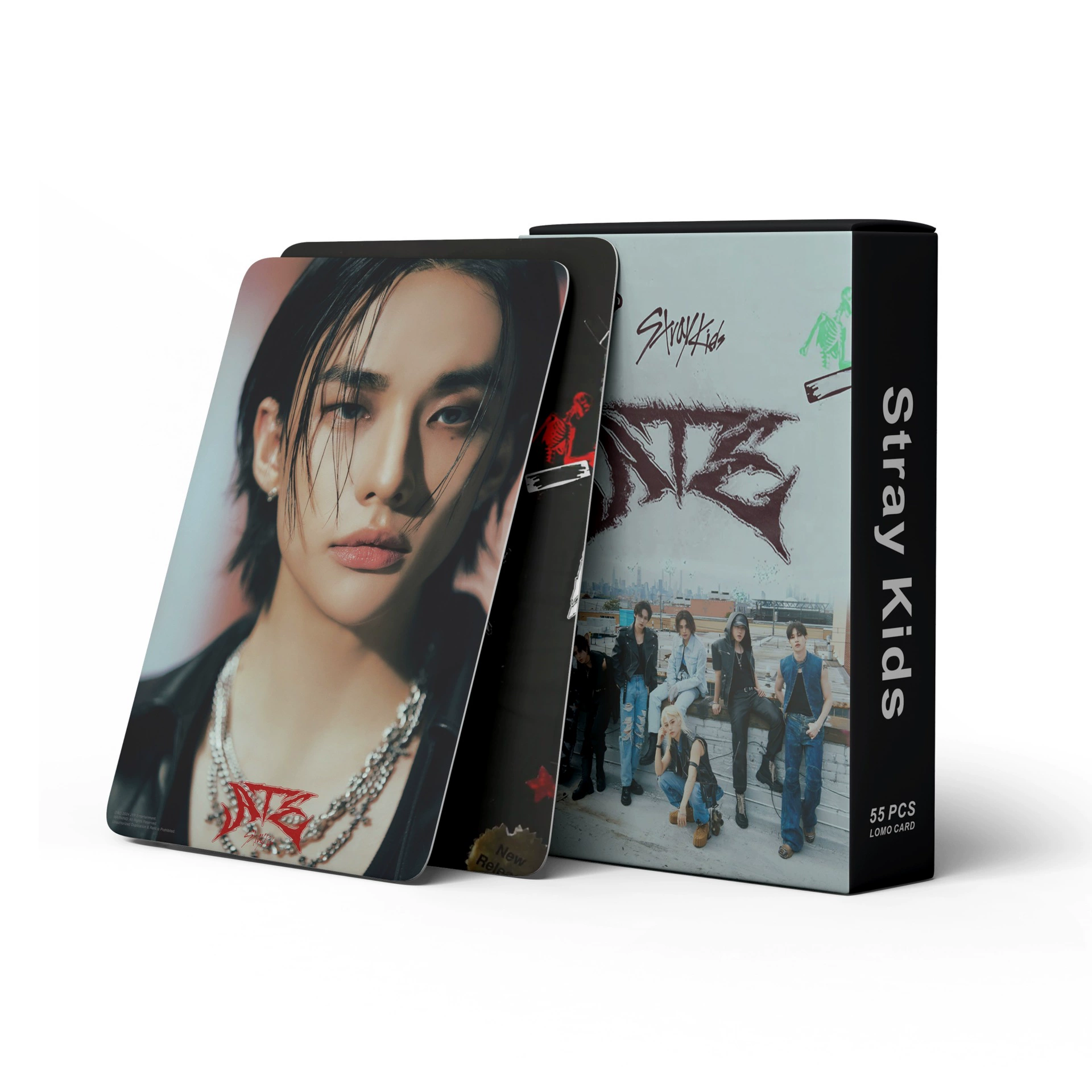 55 всесторонних карточек, карточки с фото Stray Kids, Хуанг Сюаньчэн, Ли Ёнфу, коллекция поп-корп звезды peripheral LOMO