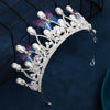 Children's crown, tiara for princess, hair accessory from pearl, crystal