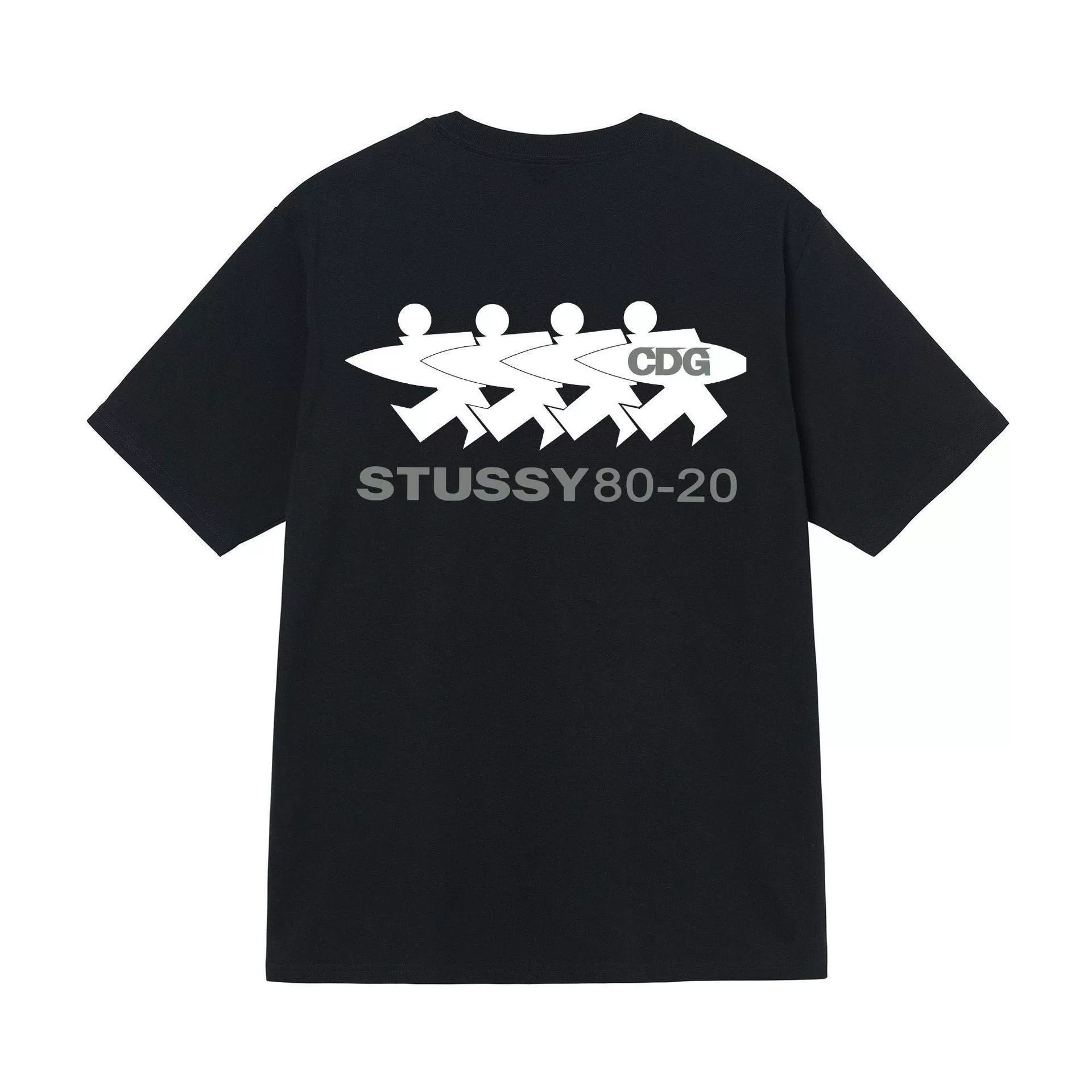 Футболка (Stussy) свободного кроя унисекс, короткий рукав, ткань 230 г, коллекция лета 2025