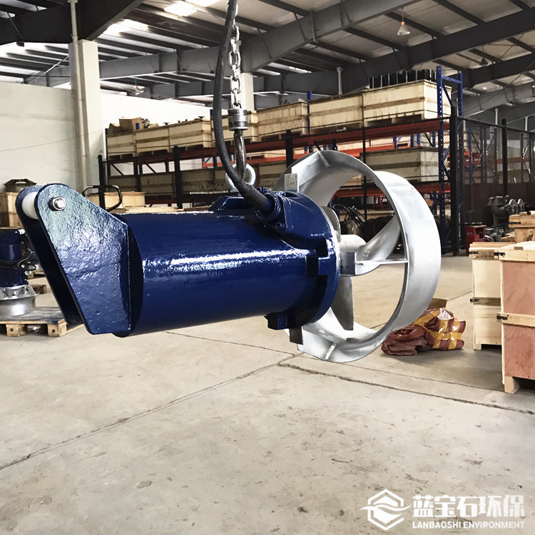 CASS生化池潜水搅拌机2.2kw防腐蚀铸造型污水搅拌器 一级A池混合