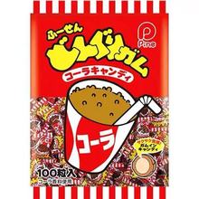 日本进口零食PINE佩茵可乐味泡泡糖双层口感趣味糖果口香糖丸6g