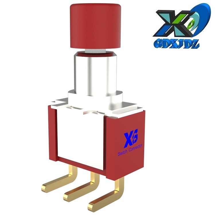 厂家批发按钮开关弯脚 大电流侧面按键开关 大电流复位轻触开关