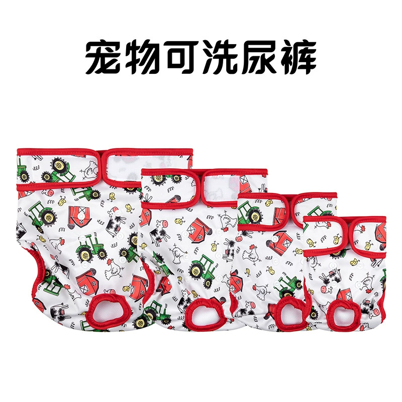 Моющиеся физиологические штаны для домашних животных сука менструальные гигиенические штаны Мужской пес удобный подгузник против домогательств нижнее белье течки оптом