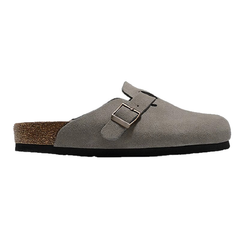 High Version Birkenstock Shoes for Women 2025 Spring New Outer Wear Thick-Soled Birkenstock Toe Half Slippers Lazy Slip-On Women's Shoes