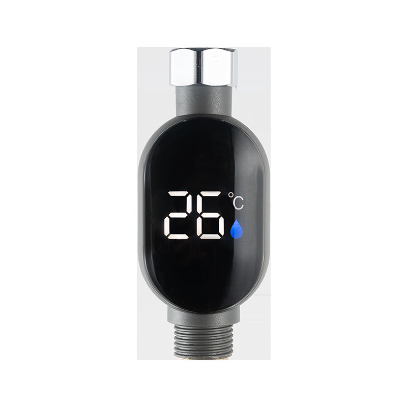 家用式花洒LED温度计水温器4分国标通用新款智能测温儿童洗澡淋浴|undefined