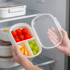 日本フルーツボックス小学生食品弁当箱外出携帯蓋付き家庭用冷蔵庫保存分格箱