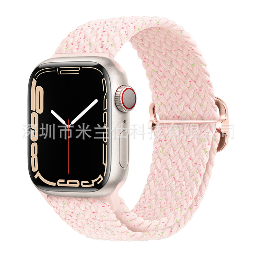 Nylon tejido para Apple iwatch456789 Apple ultra2 hebilla deslizante elástica S9 correa de reloj fabricante