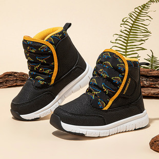 HOBIBEAR children snow boots winter boys fleece-lined cotton shoes girls cotton outdoor warm cotton shoes factory direct sales